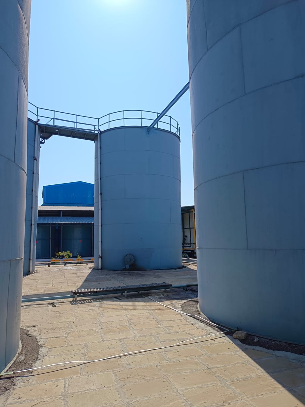 Storage tanks at the Anjar terminal